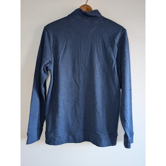 Walter Hagen Sweater Size Small Perfect 11 Golf Pullover 1/4‎ Zip Blue NEW - Picture 8 of 10
